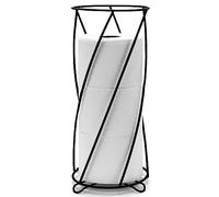 BROOKSTONE, Stylish Toilet Paper Holder, Freestanding Bathroom Tissue Organizer, Minimalistic Storage Solution, Modern Trending Design [Holds MEGA Rolls]
