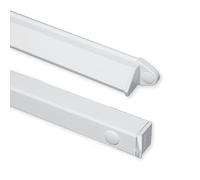 Brookvent Airvent SM 1200 | Surface Mounted Aluminium Trickle Window Vent Set | Vent and Hood | 400mmx365mm (White)