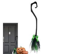 Broom - 34.64 inches | Witch Broom, Portable, Capture a Timeless Spooky Atmosphere, Creating Memorable and Engaging Halloween Moments, Halloween Witch Brooms | Porch, Door, Yard Decor