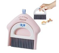 Broom and Dustpan Set - PP PET 18.5x17cm | Broom Set | Sweeping Cleaning Duster Gadgets | Dust Pan Combo Compact Cleaning Tool for Home, Office, Kitchen, and Daily Dust Removal