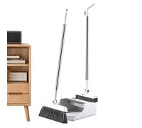Broom and Dustpan Set, Rust Proof Sweeping Cleaning Tool Duster,Broom Dustpan Set | for Home Kitchen Apartment Indoor Outdoor Floor Dorm Garage