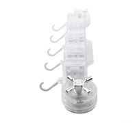 Broom Holder Wall Mount Suction Cup - Heavy Duty Mop Hanger No Drilling - Utility Room Storage Rack for Tools 39cm(Transparent)