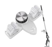 Broom Holder with Suction Cup, Mop and Broom Holder, Wall Mount, Suction Cup Mop Holder, Broom Mop Clip, Utility Rack, Tool Organiser Rack, Mop Gripper for Home, Kitchen, Garden, Laundry, Garage