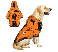 Broom Print Dog Hoodie for Large Medium Small Dogs | Soft Warm Pet Sweater, Dog Outfit for Thanksgiving Christmas Holiday, Dog Clothes for Cold Weather