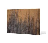 broom stick on the wall (Canvas Print) / 127 x 101 x 4cm Benjamin Tate Design Natural One Size