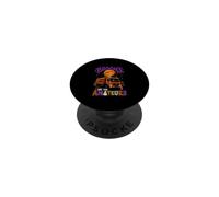 Brooms Are For Amateurs Halloween Witch On Garbage Truck PopSockets Adhesive PopGrip
