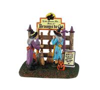Lemax Brooms To Go #43702 - Resin Table Accent Sculpture
