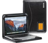 Broonel - Contour Series - Black Heavy Duty Leather Protective Case - Compatible With Lenovo ThinkPad X13 Yoga Gen 2 13.3"