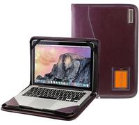 Broonel - Contour Series - Purple Heavy Duty Leather Protective Case - Compatible With Acer Swift Go 14 SFG14-73 14" Laptop