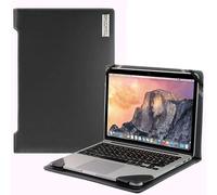 Broonel - Profile Series - Black Leather Laptop Case - Compatible With Samsung Galaxy Chromebook 2 360 12.4"