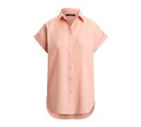 Broono Short Sleeve Button Front Shirt Tissue Line - female - Ralph Lauren - Shirts - Pink - M - Blouses & Shirts M