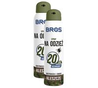 Bros Tick Repellent Spray for clothing - 2 x 90 ml