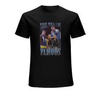 Bros When Will I Be Famous Men T Shirt Printed Black Tee Graphic Top Tee for Men