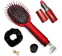 Brosash Women's Diversion Safe Bundle - Hair Brush, Scrunchie, & Lipstick | Hide Valuables : Cash Pills Jewelry Secret Stash Travel Container Hidden Disguise Money Hider Comb