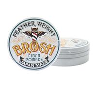 Brosh Fibre Pomade Feather Weight | Japan Made | Hair Cream | Light Hold | Fresh Fruity Fragrance | Flexible Hair Dressing | 120g