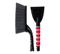 Brosse de neige pour la voiture - gratte-givre du pare-brise avec poils raides | Nettoyant extérieur à plusieurs usines pour les VUS VUS Trucks Pickups Mini-fourgonnettes | Poignée ergonomique lame du