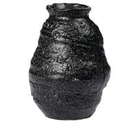 Broste Copenhagen - Alma Vase Black, 16 cm - Black