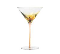 Broste Copenhagen Amber martini glass 20 cl