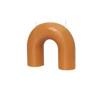 Broste Copenhagen Bend candle 14.5x16.5 cm honey gold