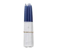 Broste Copenhagen Broste Copenhagen dipped antique candles 10-pack Baja blue