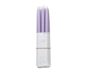 Broste Copenhagen Broste Copenhagen dipped antique candles 10-pack Orchid light purple