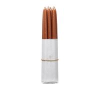 Broste Copenhagen Broste Copenhagen dipped antique candles 10-pack Terracotta