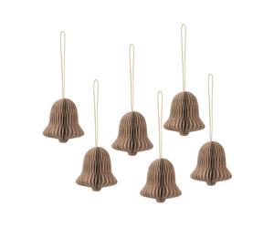 Broste Copenhagen Chime bell Christmas tree decoration Natural brown