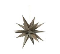 Broste Copenhagen Christmas decorations DECO ETOILE 'VENUS' BOIS in Grey One size