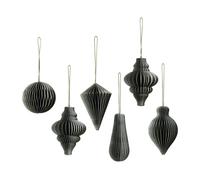 Broste Copenhagen Christmas decorations DECO 'CHRISTMAS MIX' PAPIER X6 in Green One size