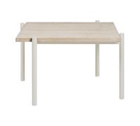 Broste Copenhagen Elaine coffee table 54.2x54.2 cm White ash