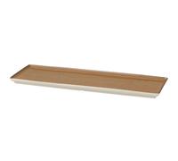 Broste Copenhagen Eli plate 12x34 cm caramel brown