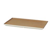 Broste Copenhagen Eli plate 15x26 cm caramel brown