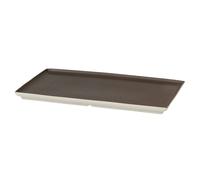 Broste Copenhagen Eli plate 15x26 cm matte charcoal