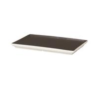 Broste Copenhagen Eli plate 17.6x20 cm matte charcoal