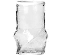 Broste Copenhagen - Ellen Vase, Clear / White - White