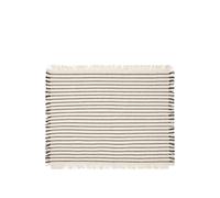 Broste Copenhagen Elouise placemat 41.5x32 cm bone Bone-white black