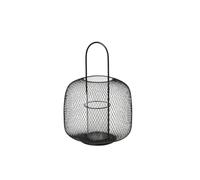 broste Copenhagen Floor Lantern, Metal, Black, 42.5 x 29.5 cm