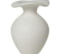 Broste Copenhagen - Florentina Vase 14 cm, White - White