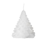 Broste Copenhagen Granny Christmas tree candle Ø9x10 cm Pure White
