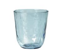 Broste Copenhagen Hammered drinking glass 33.5 lue