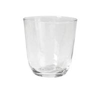 Broste Copenhagen Hammered drinking glass 33.5 cl Klar