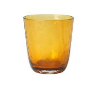 Broste Copenhagen Hammered drinking glass 33.5 mber