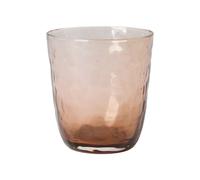 Broste Copenhagen Hammered drinking glass 33.5 rown