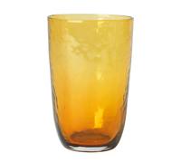 Broste Copenhagen Hammered drinking glass 50 mber