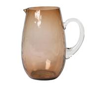 Broste Copenhagen Hammered jug brown