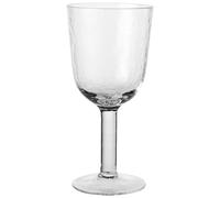 Broste Copenhagen - Hammered Red Wine Glass, Clear - Clear