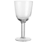Broste Copenhagen - Hammered White Wine Glass, Clear - Clear