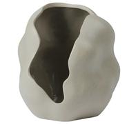 Broste Copenhagen - Hekla Candle Holder, 16 cm - Grey