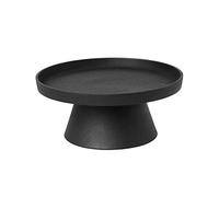 broste Copenhagen Holger 71177620 Candle Plate 24 x 11 cm Powder-Coated Aluminium Matt Black