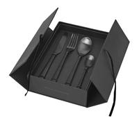 Broste Copenhagen Hune cutlery 16 pcs titanium mat black